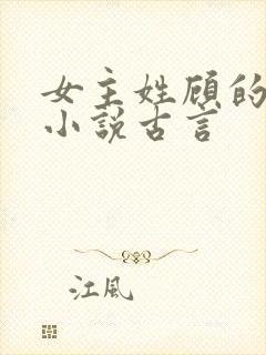 女主姓顾的重生小说古言