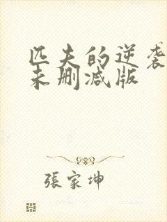 匹夫的逆袭小说未删减版