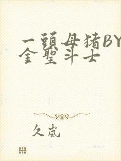 一头母猪BY黄金圣斗士