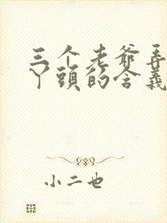 三个老爷弄一个丫头的含义