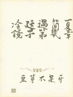 冷廷遇简夏对着镜子第几章