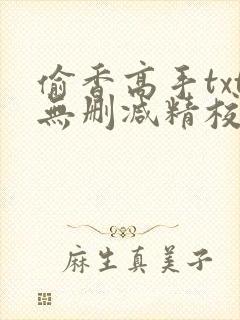 偷香高手txt无删减精校版