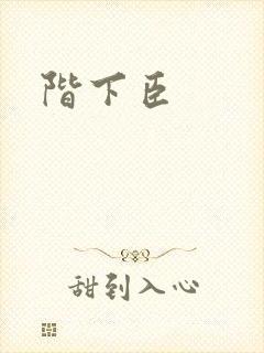 阶下臣封面