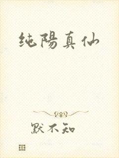 纯阳真仙封面