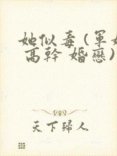 她似毒 (军婚 高干 婚恋)完结