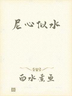 尼心似水封面