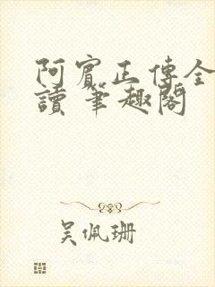 阿宾正传全文阅读 笔趣阁