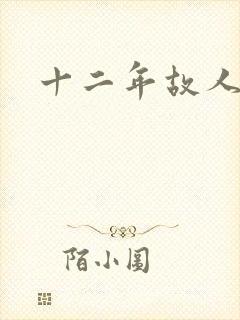 十二年故人戏封面