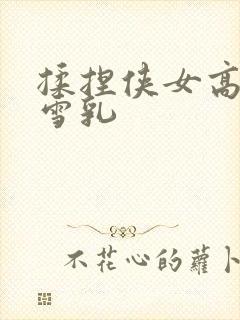 揉捏侠女高耸的雪乳