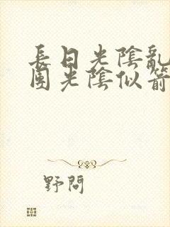 长日光阴乱作一团光阴似箭无弹窗