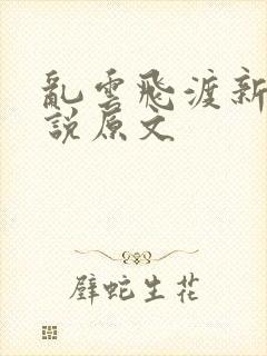 乱云飞渡新编小说原文