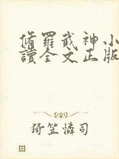 修罗武神小说阅读全文正版封面