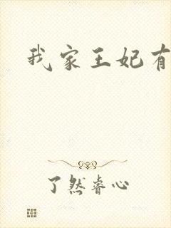 我家王妃有点野封面