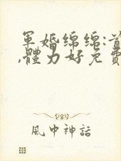 军婚绵绵:首长,体力好免费阅读封面