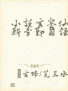 小说玄鉴仙族最新章节目录季越人封面