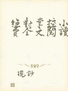 绝对掌控小说免费全文阅读笔趣阁