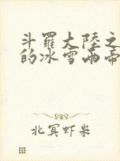 斗罗大陆之涅荡的冰雪两帝