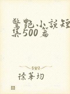 惊艳小说短篇合集500篇封面