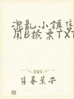 混乱小镇售票员用B检票TXT