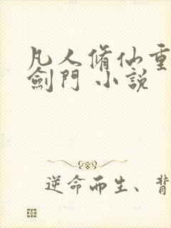 凡人修仙重生巨剑门 小说