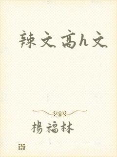 辣文高h文封面