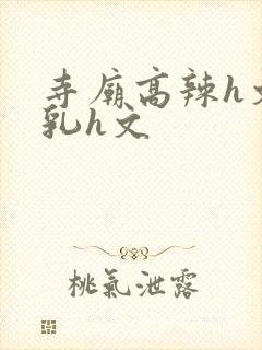 寺庙高辣h文乱乳h文