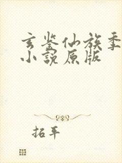 玄鉴仙族季越人小说原版封面