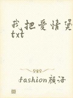 我把爱情煲成汤txt