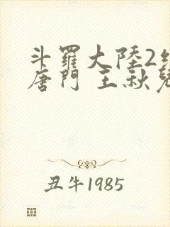 斗罗大陆2绝世唐门 王秋儿