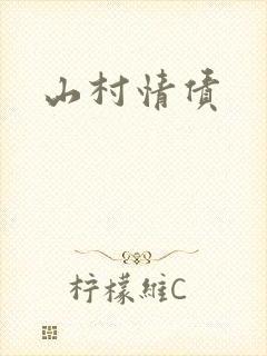山村情债封面