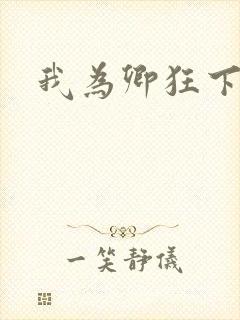 我为卿狂下载封面