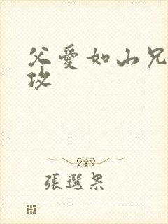 父爱如山兄有弟攻封面