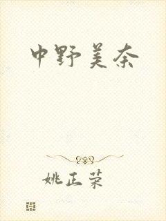 中野美奈封面