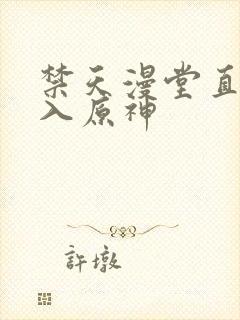 禁天漫堂直接进入原神