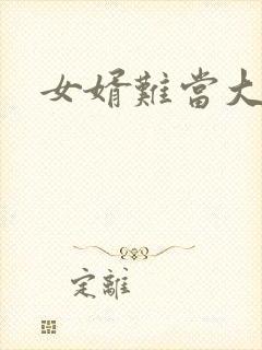 女婿难当大结局