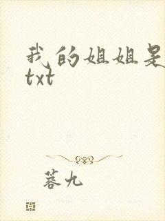 我的姐姐是美女txt