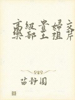 高级贵妇交换俱乐部王祖芹封面