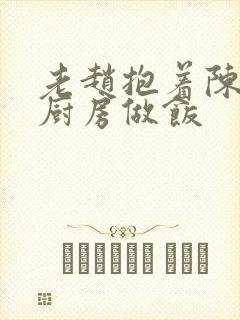 老赵抱着陈婷在厨房做饭