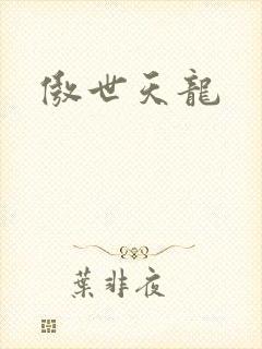 傲世天龙封面