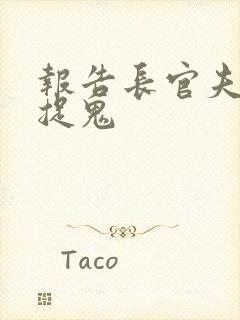 报告长官夫人在捉鬼