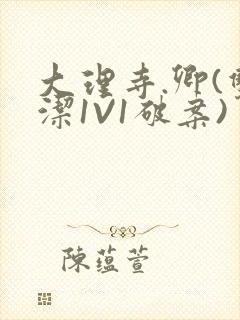 大理寺.卿(双洁1V1破案)