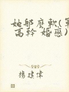 她那么软(军婚 高干 婚恋)完结