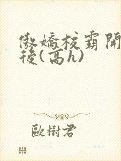 傲娇校霸开荤以后(高h)封面