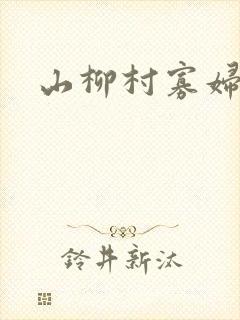 山柳村寡妇情史