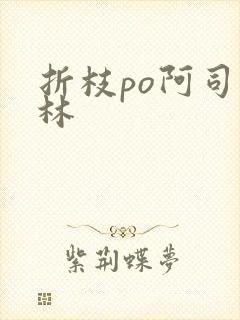 折枝po阿司匹林封面