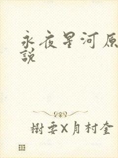 永夜星河原著小说封面