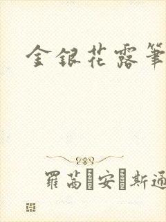 金银花露笔趣阁