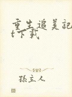 重生追美记txt下载封面