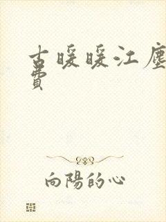 古暖暖江尘御免费封面