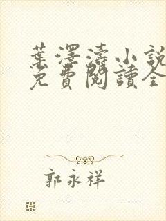 叶泽涛小说全文免费阅读全文